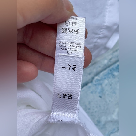 La Perla nightgown sleepwear white cotton mini size medium - Picture 7 of 12